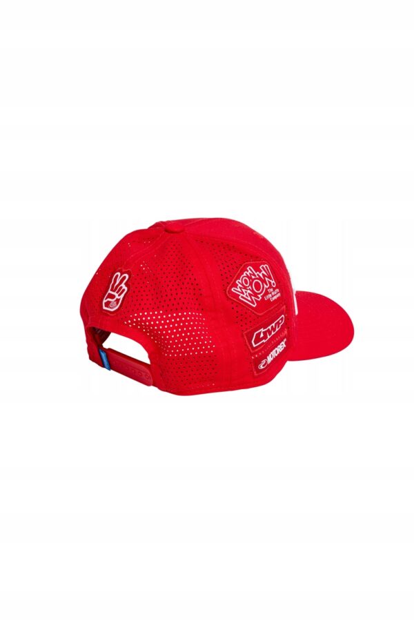 TLD GASGAS TEAM CURVED CAP RED - obrazek 3