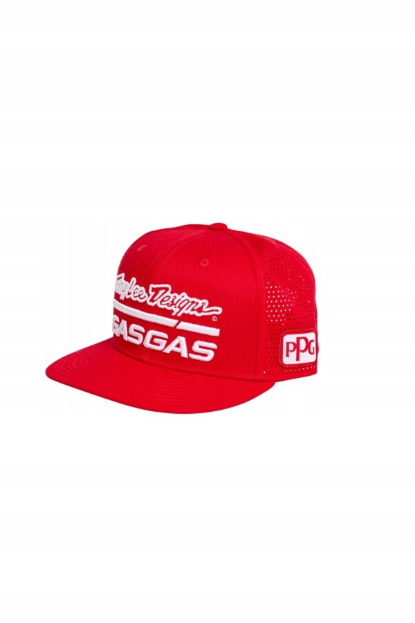 TLD GASGAS TEAM FLAT CAP RED - obrazek 3